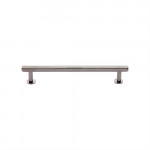 M Marcus Heritage Brass Knurled Design Cabinet Pull with Rose 128mm Centre to Centre